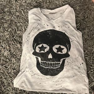 Girls Skull Shirt Size M